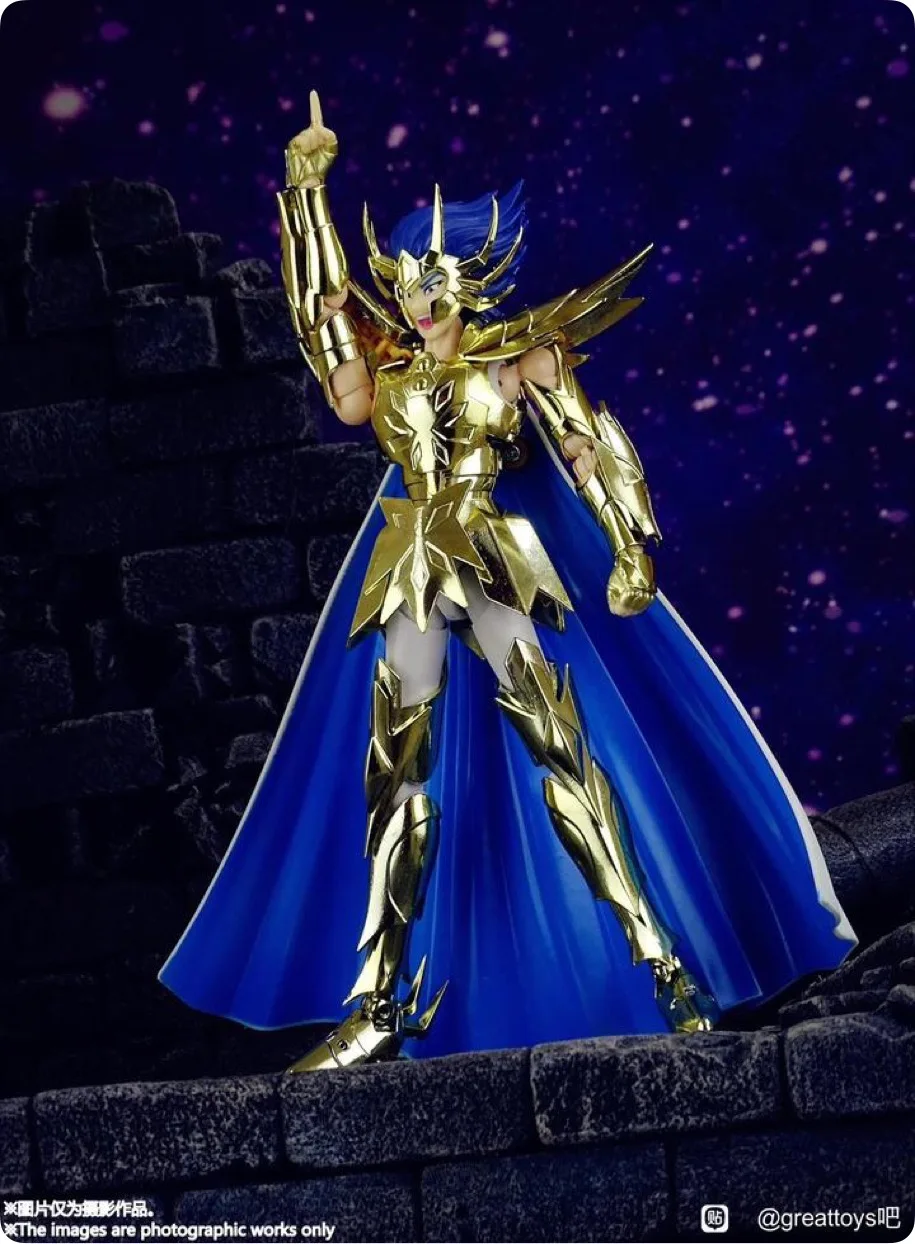 CS Newest Anime Saint Seiya / myth cloth Chuanshen Cancer Dethmask Myth EX 24K Oce Gold Saint Metal Action Figure