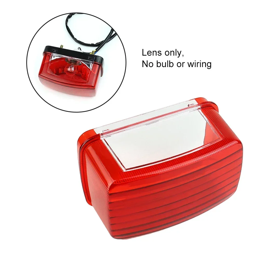 Tail Light Lens ATV Taillight Cover for Yamaha Grizzly Big Bear Bruin Kodiak Wolverine Rhino Viking (No Bullb and Wire)