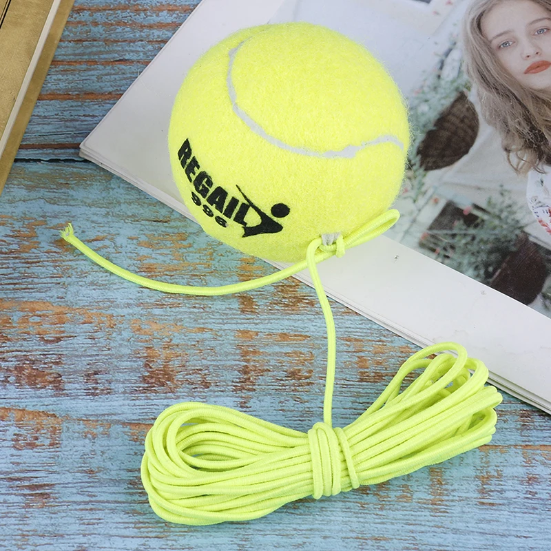 Elastische Gummi Springenden Ball Tennis Trainer Band Ball Anfänger Training Tennis Einzigen Praxis Ausbildung Gürtel Linie Kabel Werkzeug