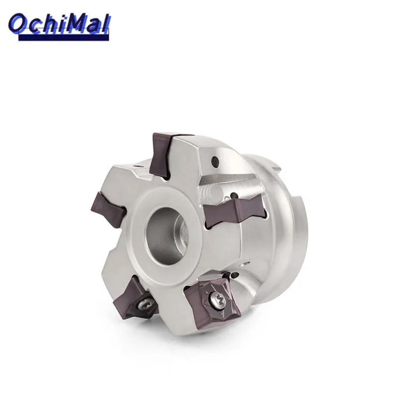 MFSN88°CNC Internal Cooling Fast Feed Heavy Cutting Milling Cutter Disc plus Hard SNMU1305 Double-Sided Octagonal Blade
