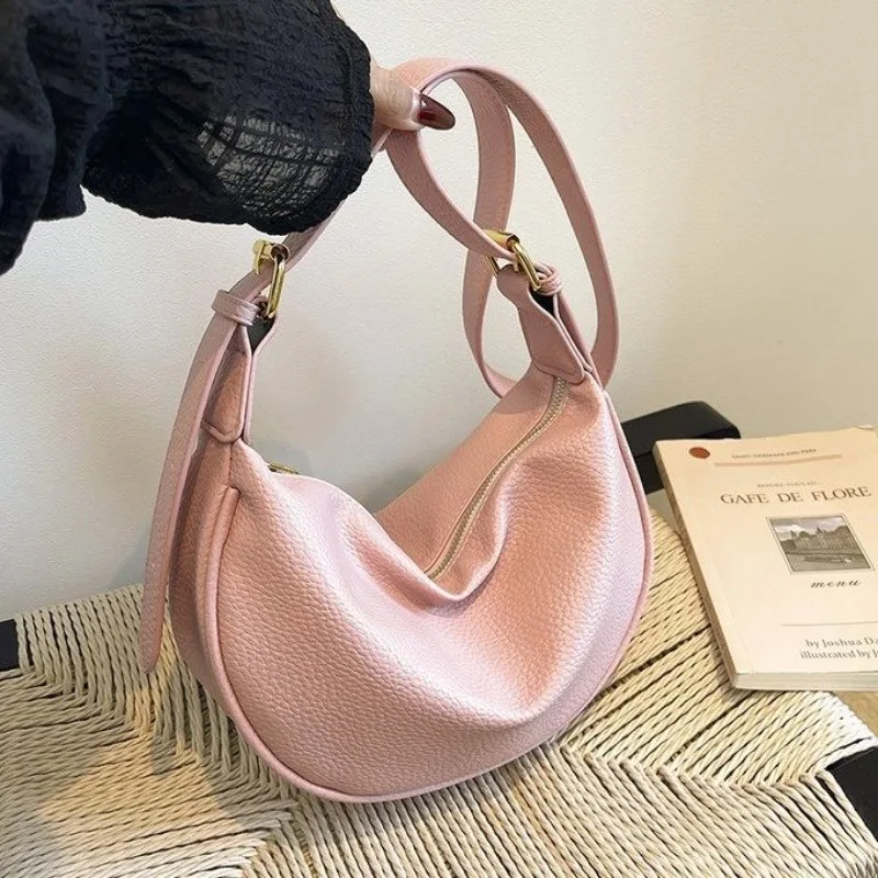 

Soft Leather Daily Diaper Bag High End Paris Classic Design Elegant Vintage Tote Bag Casual Crossbody Messenger Bag Trendy