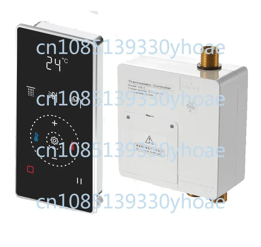 Temperature controlled rain shower controller, touch screen temperature shower control board