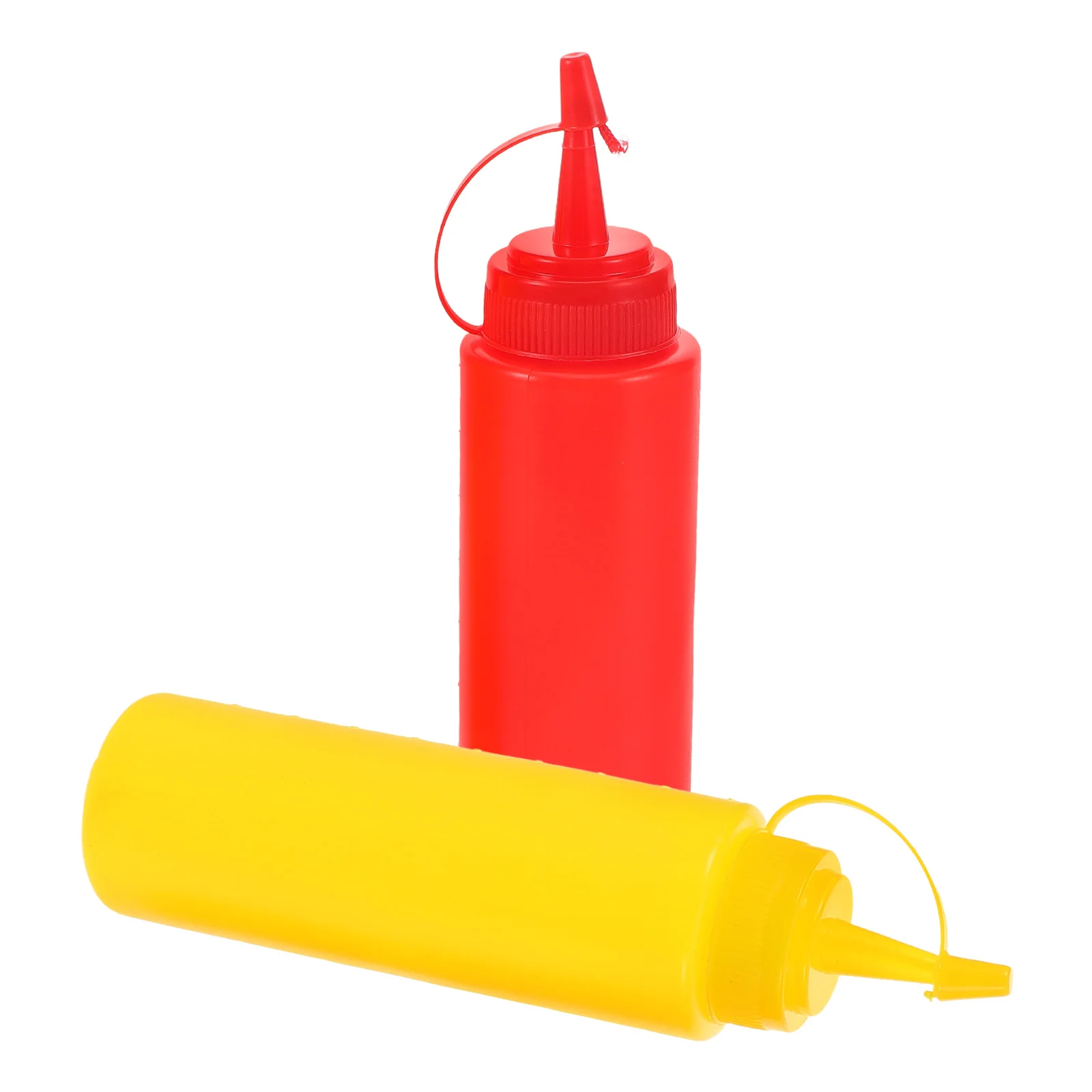 2 Pcs Tricky Ketchup Squeeze and Mustard Condiment Small Liquid Fart Stuff