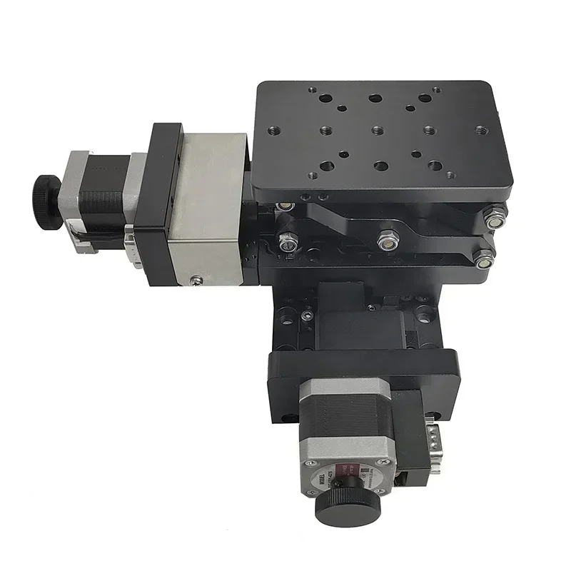 Excellent Top Quality Hot SalesMotorized Two Axis Combined Stage High Precision Ultra-Thin Electric Linear Stage Lab Jack