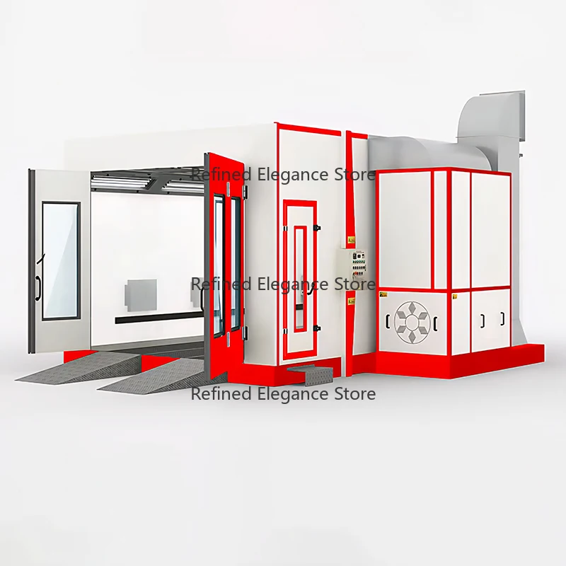 Custom Size Paint Booth for Sale Featuring Die-sel Heating System And Water-Based Paint Application