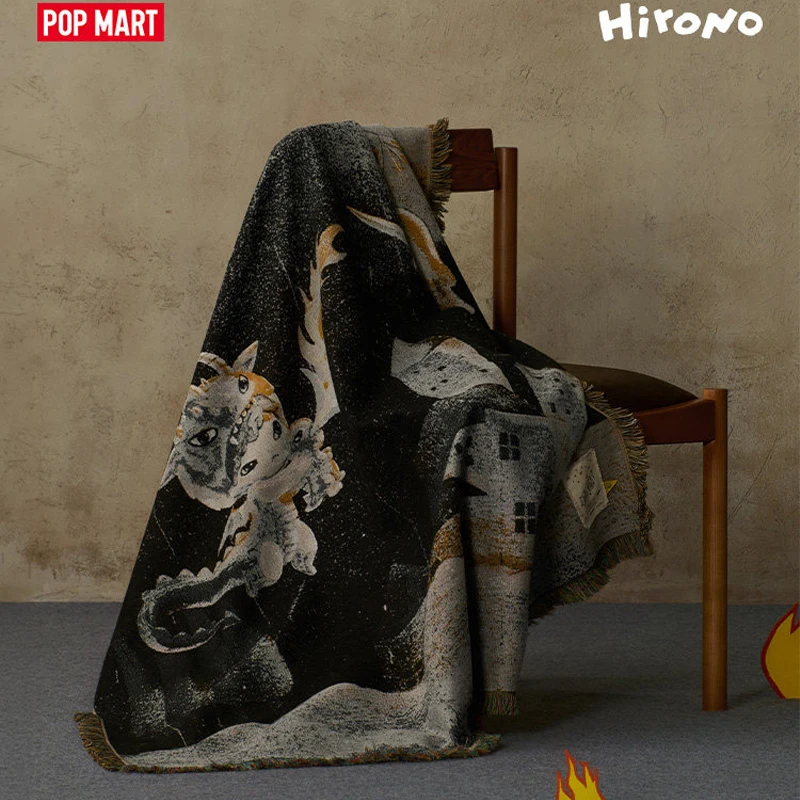 POPMART ヒロノ ミストウォーカーシリーズ ジャカードスローブランケット POPMART Hirono Mist Walker Series Jacquard Throw Blanket Trendy
