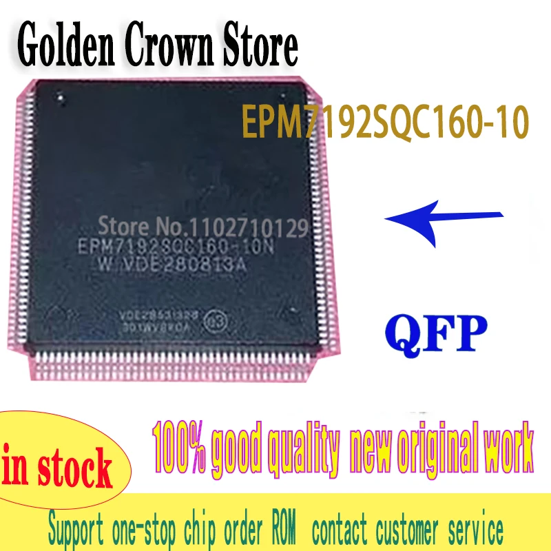 

1 ~ 10 шт./лот EPM7192SQC160-10 EPM7192SQC160 EPM7192SQC160-10N EPM7192 QFP160 100% работа, новый оригинал, в наличии