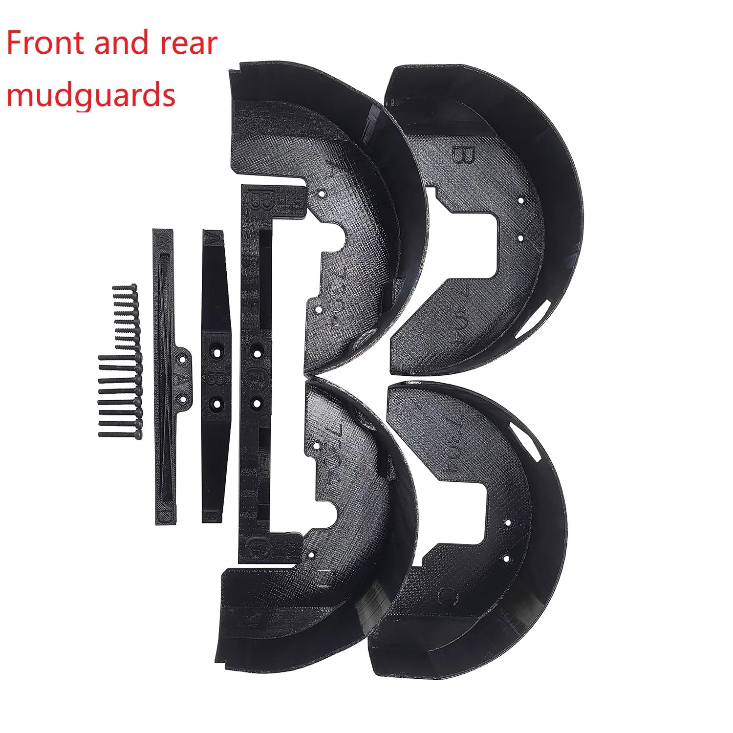 

MJX 7304 Hyper Go 1/7 Scale Simulation Front and Rear Fender Upgrade Accessories for RC Remote Control Vehicle