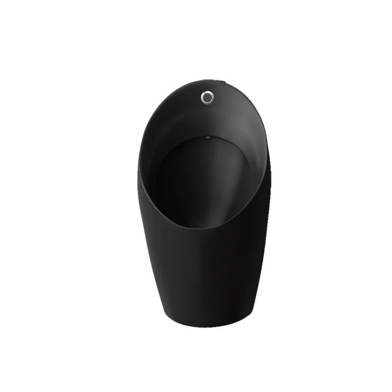

Matte black urinal Automatic induction ceramic wall-mounted urinal for boys