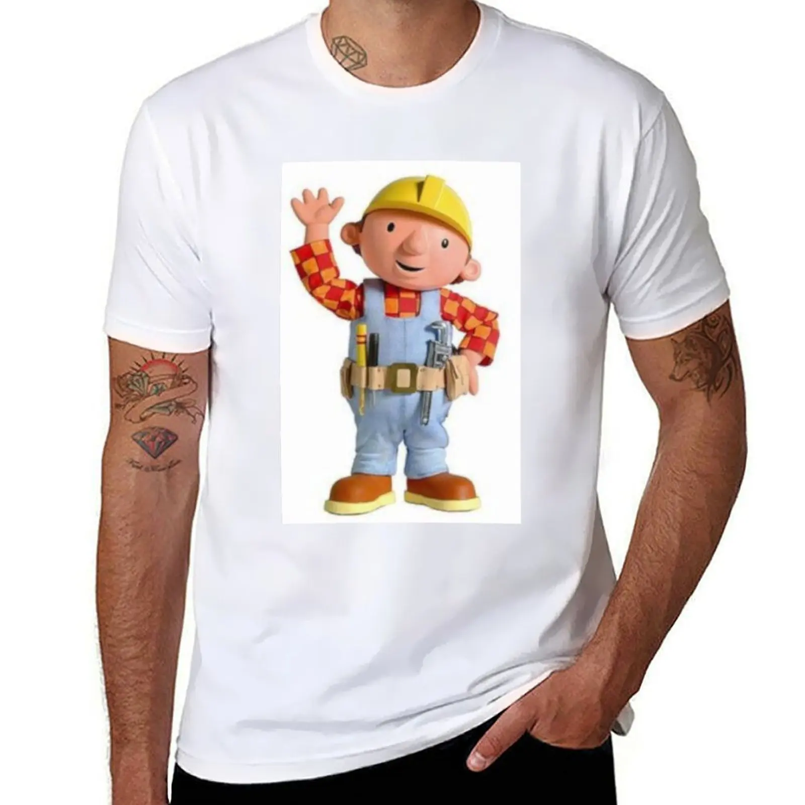 

Bob the Builder T-Shirt t shirt for man man t shirts high quality luxury brand T-Shirt