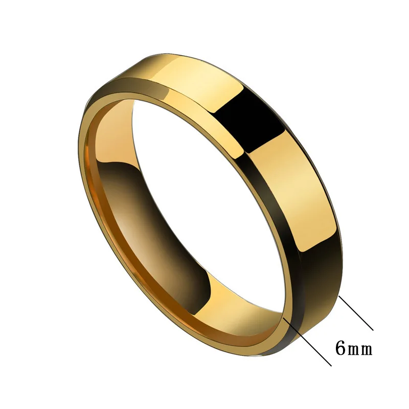 Personal isierte Gravur Name Buchstaben Edelstahl Ringe für Männer Frauen benutzer definierte Liebe Herz Paar Geburtstag Datum 6mm Ring Schmuck