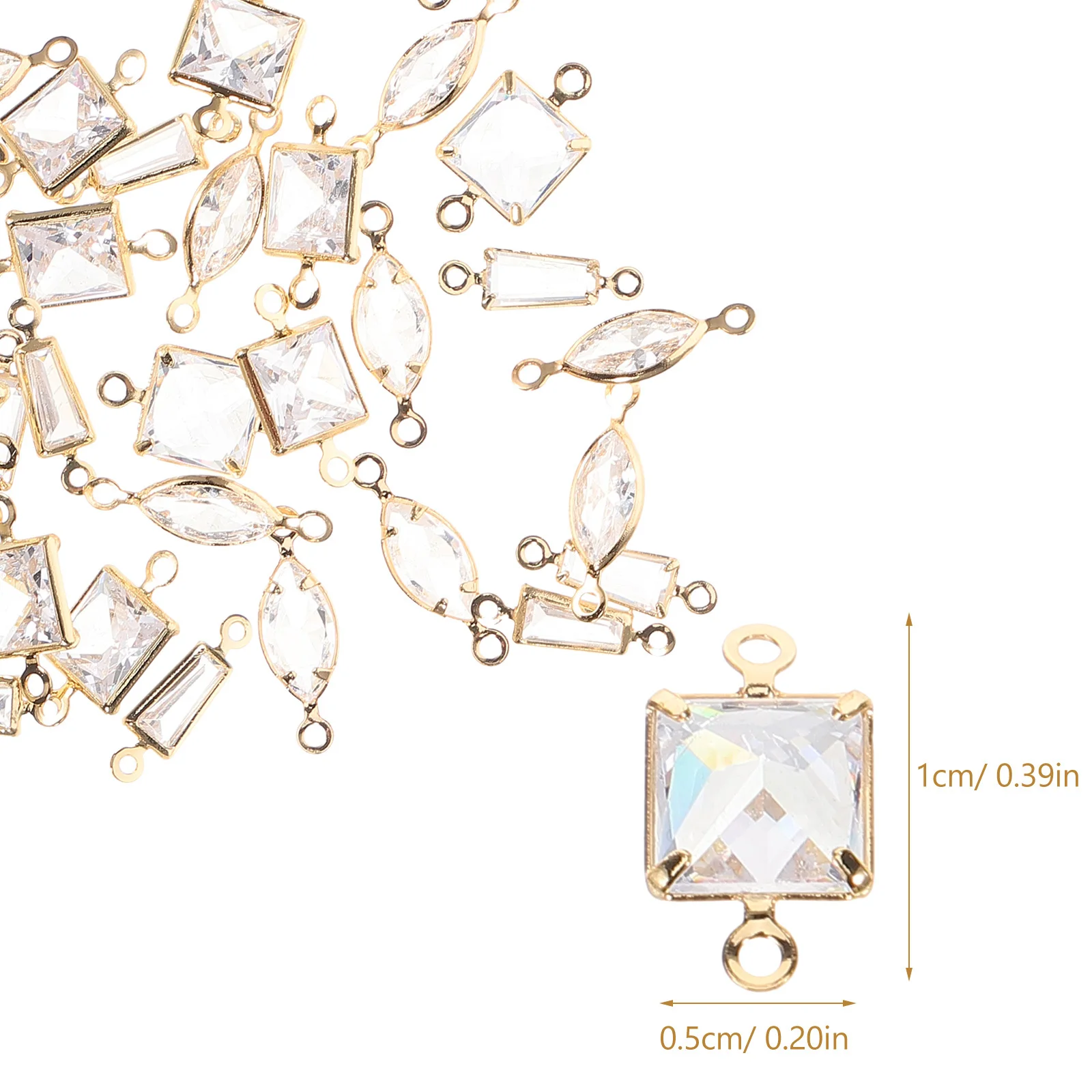 30Pcs DIY Jewelry Pendants Connectors Small Charms for Handcraft Necklace Bracelet Accessories Jewelry Making Charms