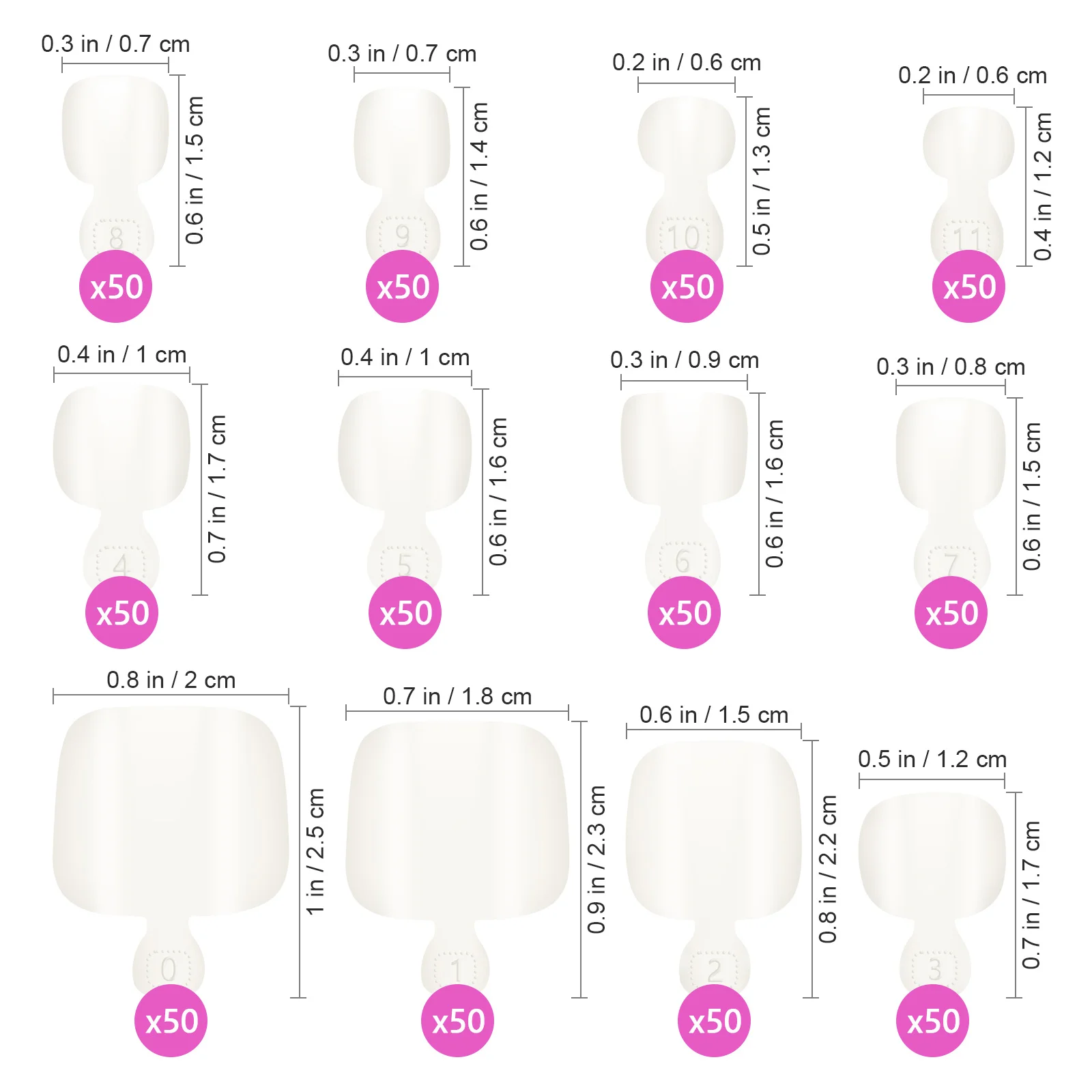 600 Stück künstliche Zehennagelspitzen, natürliche vollständige Abdeckung, DIY-Nagelkunst, Zehendekoration, Salon, Zuhause, Nagelkunst, Zubehör, falsche Zehennägel