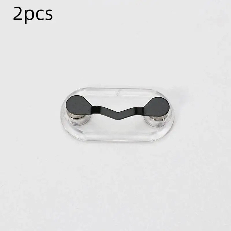 Magnetic Eyeglass Holder Clip Magnet Brooch For Shirt Collar ID Badge Holder And Earphone Clip Magnetic Accessory 1/2PCS