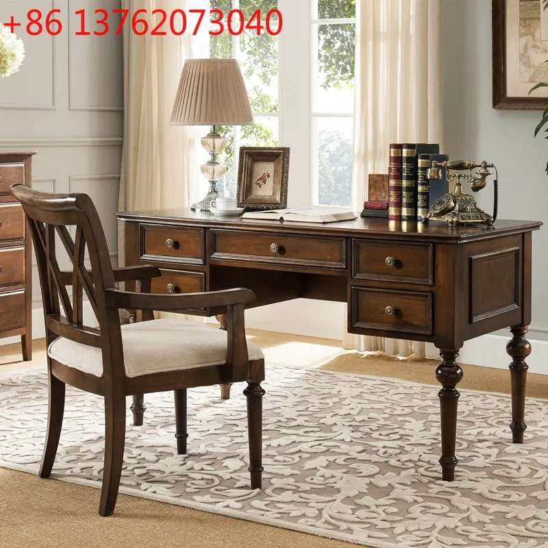 

American country Retro Minimalism Computer desk Room desks room offices office desks and workstations study table