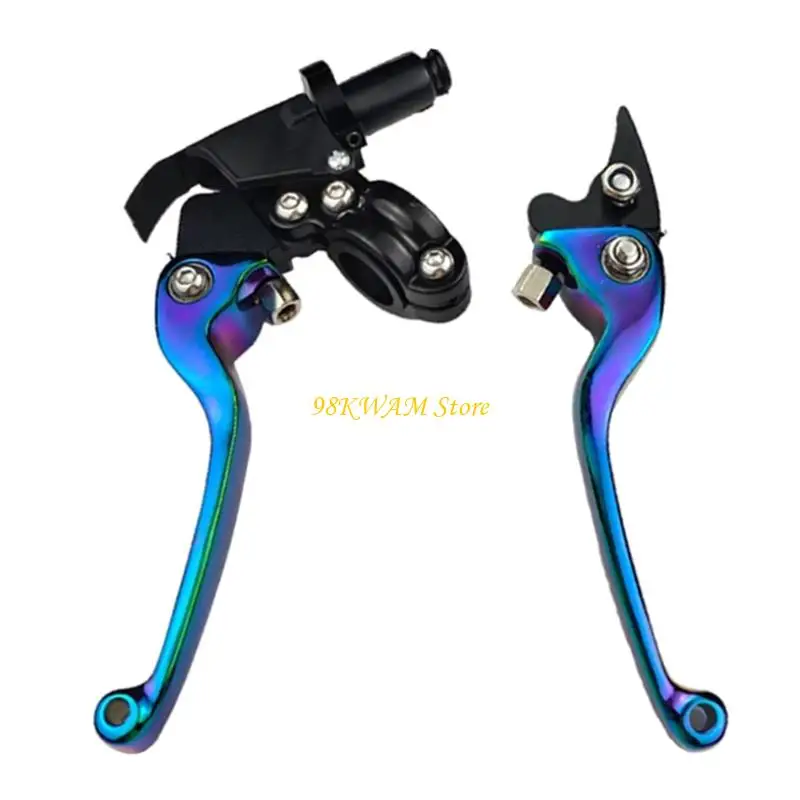 

68UF Folding Brake Clutch Lever Set For Motorcycle Pit Dirt Bike ATV Aluminum Brake Lever Universal Brake Clutch Lever