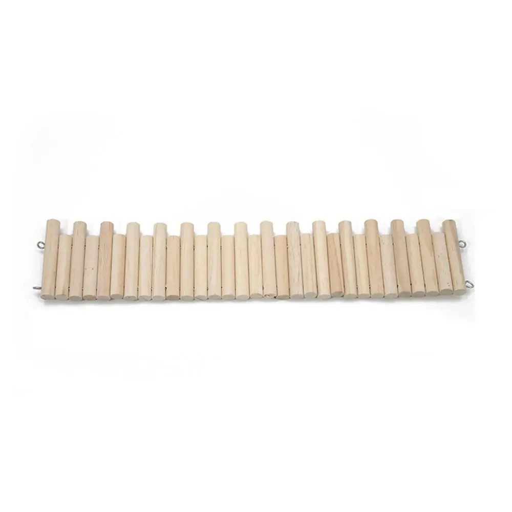 Buigbare Hamster Klimladder Houten Multifunctionele Hamsterhabitat Speelgoedkooi Decoratie Eenvoudig Te Installeren