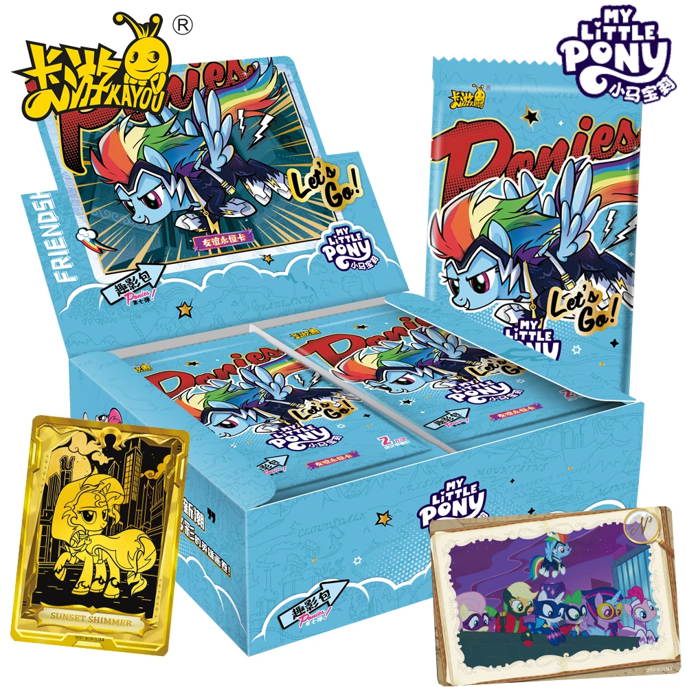 

Kayou Official My Little Pony Friendship Eternal Collection Cards Children's Favorite Animated Cartoon Character Rare Cards Gift