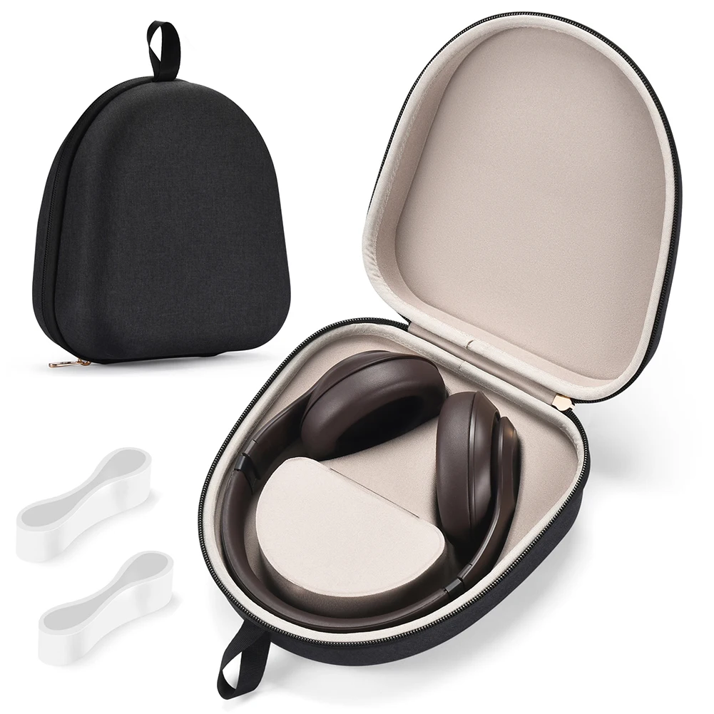 กระเป๋าเก็บของพกพากันกระแทกเคสหูฟังกระเป๋าใส่หูฟังกันรอยขีดข่วนกันน้ำสำหรับ Beats Studio pro/ Studio 3/Solo 3 2 Pro