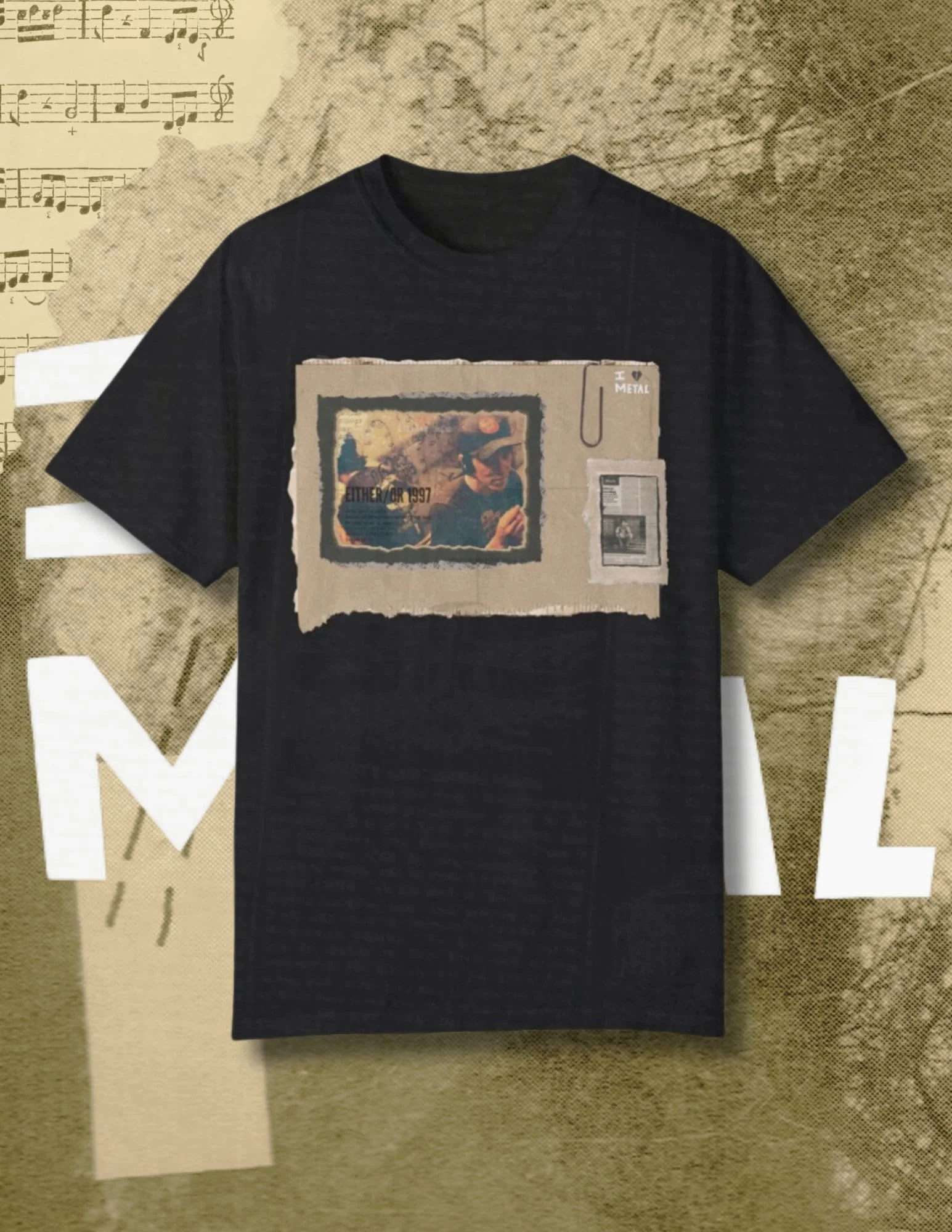 Elliott Smith Tribute T Shirt 3 colors Indie Musician for Fans