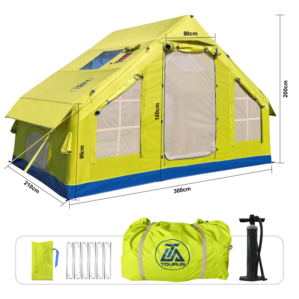 

Brand New TOURUS High Quality Glamping Tent Inflatable Camping Tent