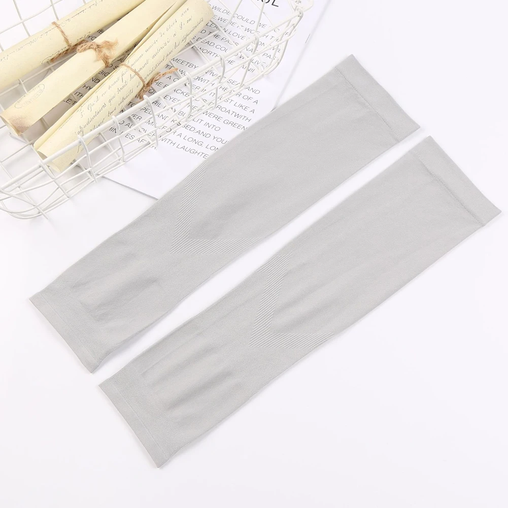 2 Pair UV Protection Arm Sleeves Breathable Sun Protection Sleeves UPF50 Elastic Sports Arm Guard for Fishing Hiking Running