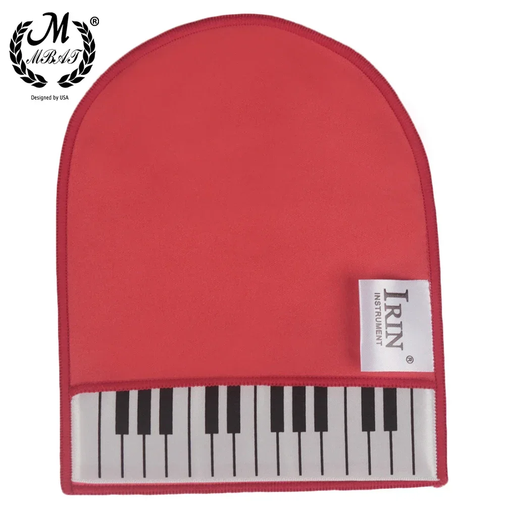 M MBAT Piano Cleaning Cloth Wipes Glove with Piano Keyboard Design Musical Instrument High Quality Duster Cleaning Care Tool