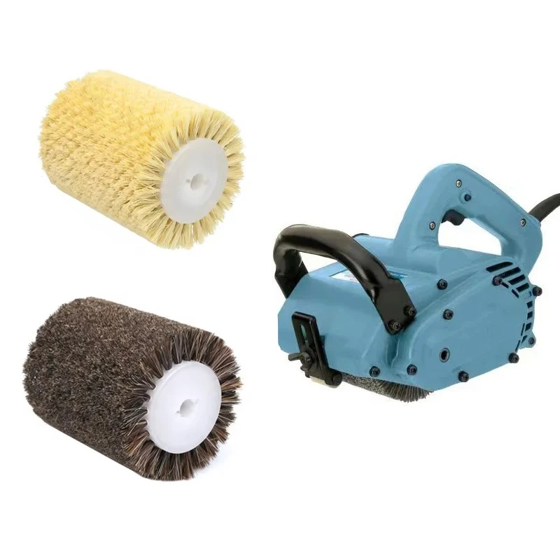 1 sztuk 100*120*13mm Tampico sizal włosia końskiego tarcza polerska szczotka do 9741 szlifierka koła Annatto palisander rzeźba wykończenie powierzchni — zdjęcie 6