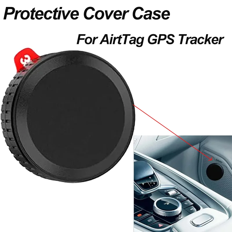 For Airtag Tracker Adhesive Holder Case Waterproof 3M Sticker Mount Cover Shell For Find My Suitcase Bicycle Car