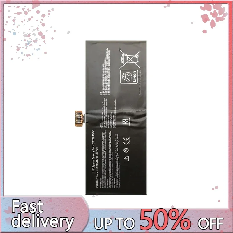 

C12-TF400C Laptop Battery For Asus Vivotab Smart ME400C 1ICP4 83 103-2 TF400C 6760mAh Long-Lasting