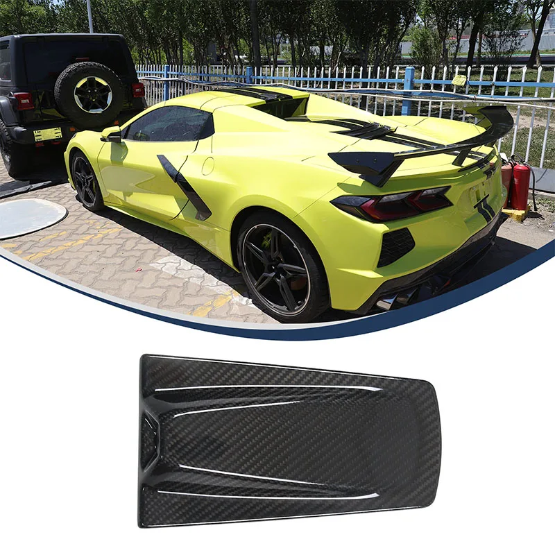 

For Chevrolet Corvette C8 Stingray Z51 Z06 20-24 Real Carbon Fiber Car Rear Reverse Camera Cover Trim Cover Sticker Accessories