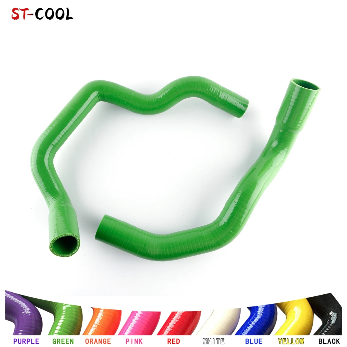 

For 1984-1990 Jeep Cherokee SJ XJ / Wagoneer 2.5L 1985 1986 1987 1988 1989 Radiator Hoses Kit Silicone Tubes 2Pcs 10 Colors