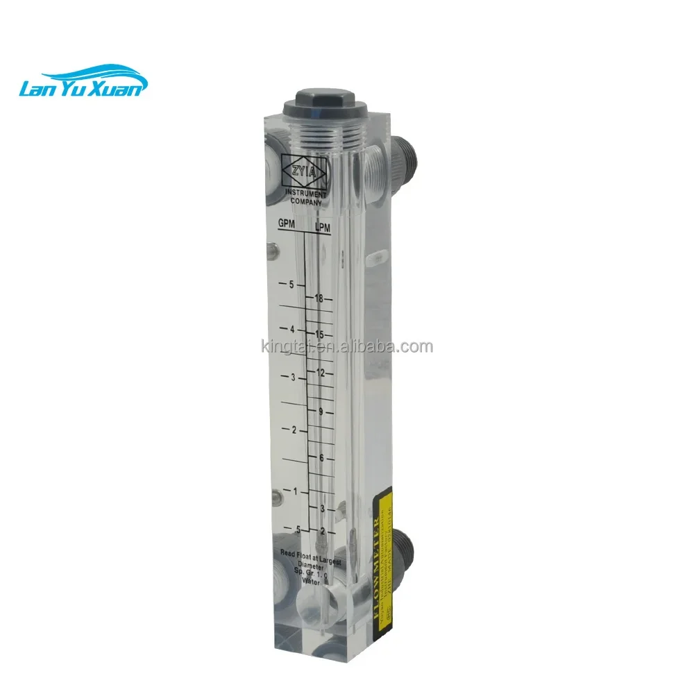 

LZM Series Panel Mounted Acrylic Mechanical RO Water Liquid FlowMeter Natural Gas Rotameter