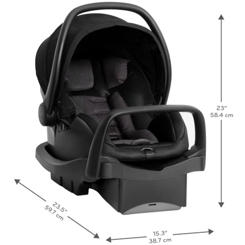 Suite Travel System with Infant Car Seat with Anti-Rebound Bar Dunloe Black