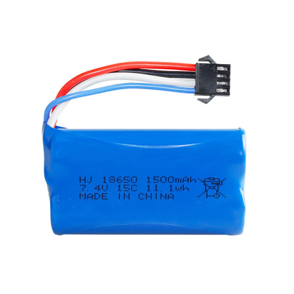 7.4V 1500mAh 18650 Li-ion battery for UDI R/C UDI001 UDI011 UDI901 Udi007 UDI002 HQ960 / 747 Venom Speed Boat Car toys accessory