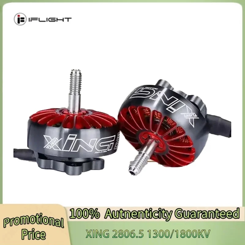 

IFlight XING 2806.5 Cinelifiter Brushless Motor 1300KV / 1800KV 2-6S for 7-8 Inch FPV Frame Propeller RC FPV Racing Drone