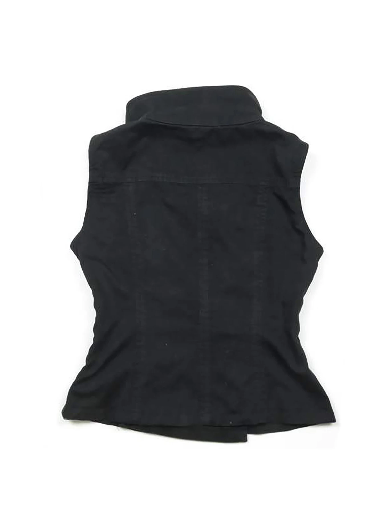 Autumn and Winter Y2K Fashion Harajuku Style Solid Color Fashion High-End Retro Button Vest Slim Fit Top