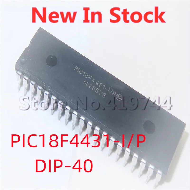 

5PCS/LOT 100% Quality PIC18F4431-I/P PIC18F4431 18F4431 DIP40 8-bit microcontroller In Stock New Original