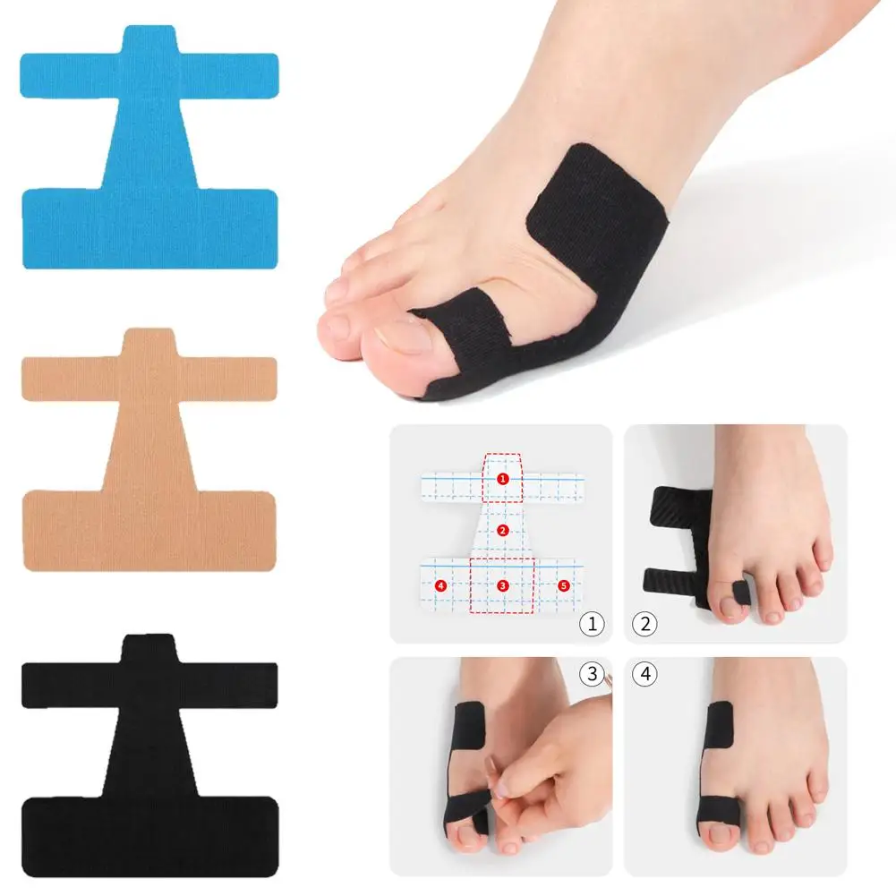 Comfortable Toes Anti-wear Fixed Support Elastic Patch Hallux Toe Valgus Correction Muscle No Trace Protection Foot Care Tools