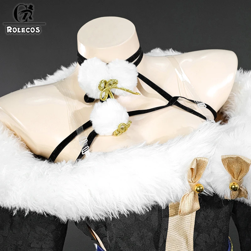 ROLECOS Game Azur Lane HMS Laffey Cosplay Costume Women Bunny Cheongsam Sexy Elegant Halloween Party Role Play Outfits view 5