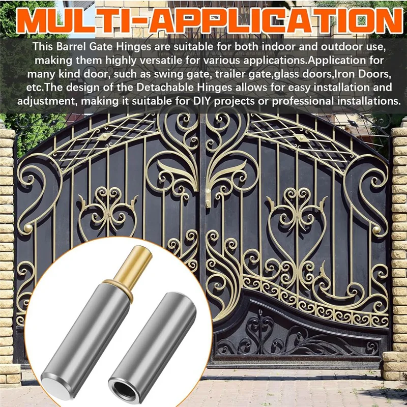 ABNO-المفصلي الملحوم المفصلي الثقيلة الكربون الصلب القابلة للإزالة ملحقات الباب لمقطورة الباب المتأرجح