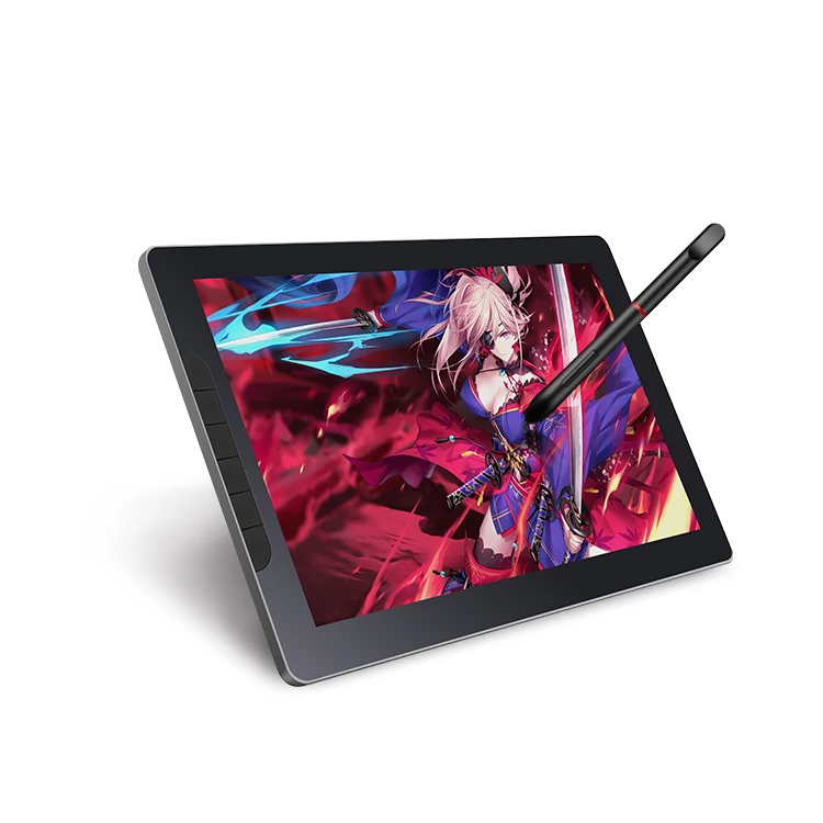 Battery Free 13.3 Inch Portable Designer Tilt Stylus Artist Touch Screen Graphics Full Laminated Drawing Monitor