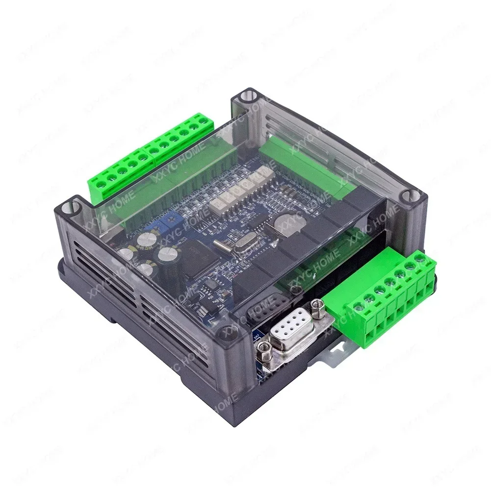 FX3U-14MR -14MT PLC industrial control board 8 In 6 Out Anolog 6AD 2DA Modbus RS485 RTC Case included Relay Transistor Board