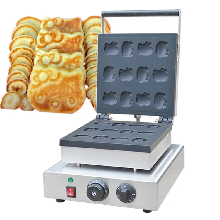 

Waffle Electric Mini Pancakes Machine Kitty