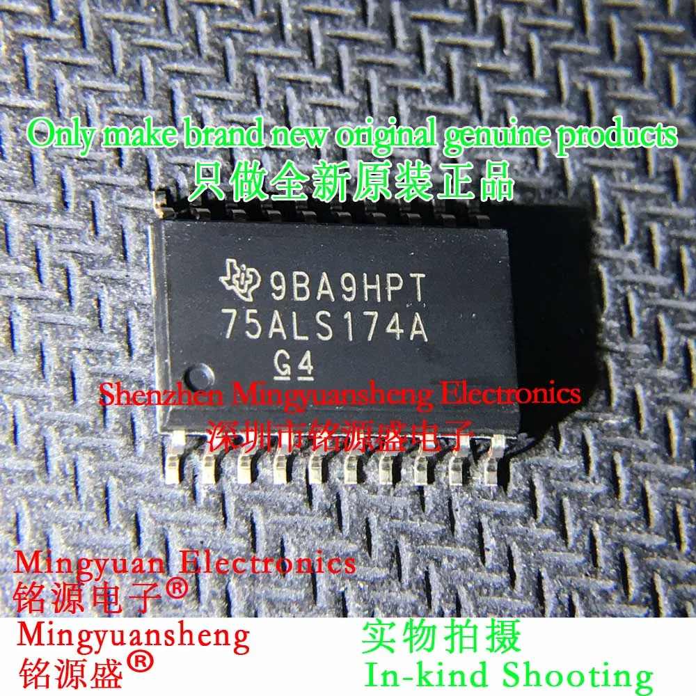 Mingyuan Sheng Brand New Original Genuine Sn75Als174Adwr Sn75Als174Adw Sn75Als174Ad Silk Screen Printing 75Als174A Package Sop20 Ic Chip Rs-485 Interface