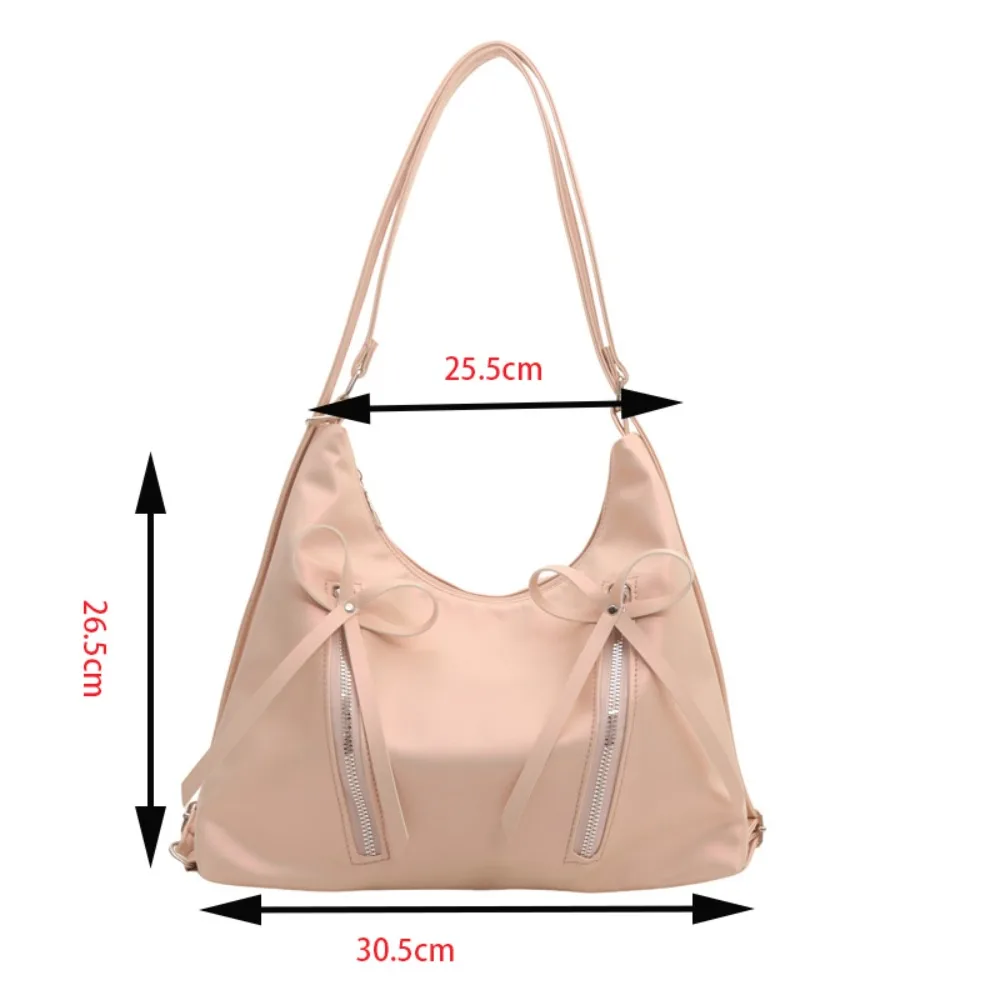 Large Capacity Trendy 2-in-1 Shoulder Bag Backpack Outing Beach Bag Totes Bag Casual Underarm Bag Commuting Bag