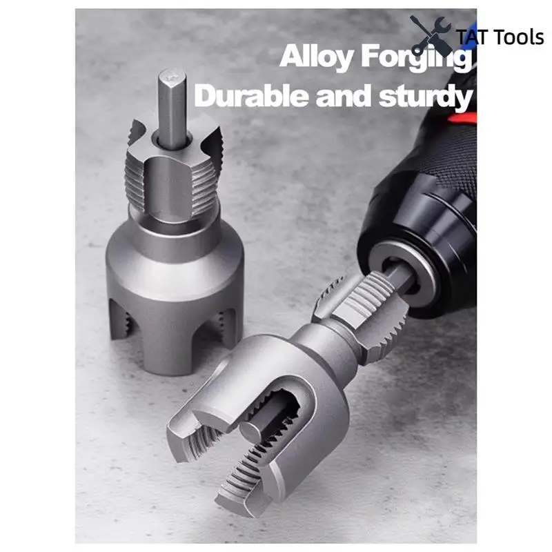 

Pvc Pipe Threader Kit Internal/External Thread Fast Thread Tap PPR Water Pipe Opener Tap Waterpipe Tapping Tool