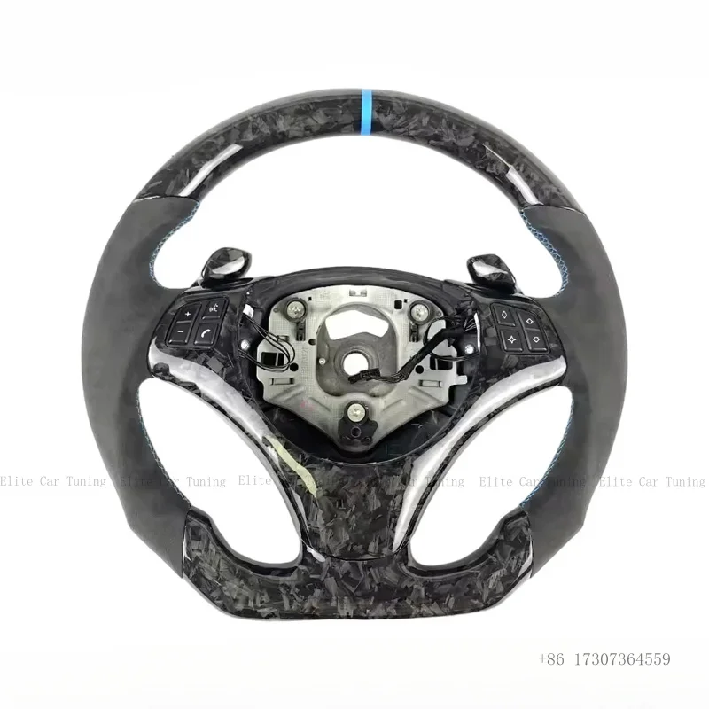 

Forged Carbon Fiber Steering Wheel for BMW X1 E81 E82 E87 X5 X6 E93 E70 E71 E90 E91 E92 E84 Interior Accessories Upgrade