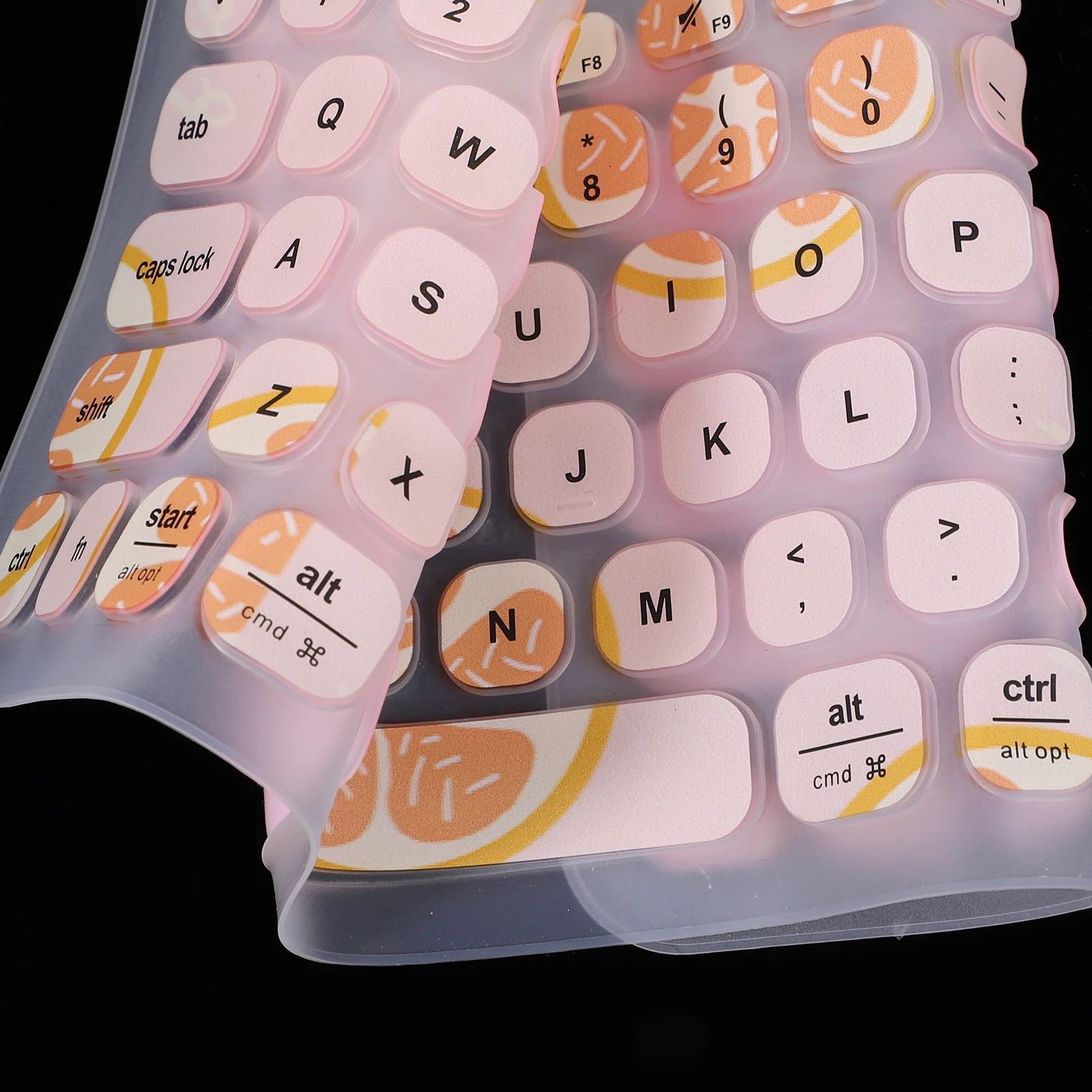 

Keyboard Protector Cover for K380 Thin Design Dust Proof Flexible Material Cartoon Pattern Keyboard Accessory Film