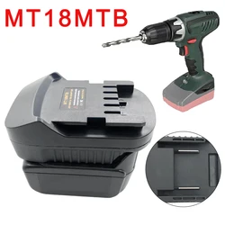 MT18MTB Replacement Battery Adapter Converter for Makita 18V Converted To for Metabo 18V Li-ion Battery Power Tools Accessories